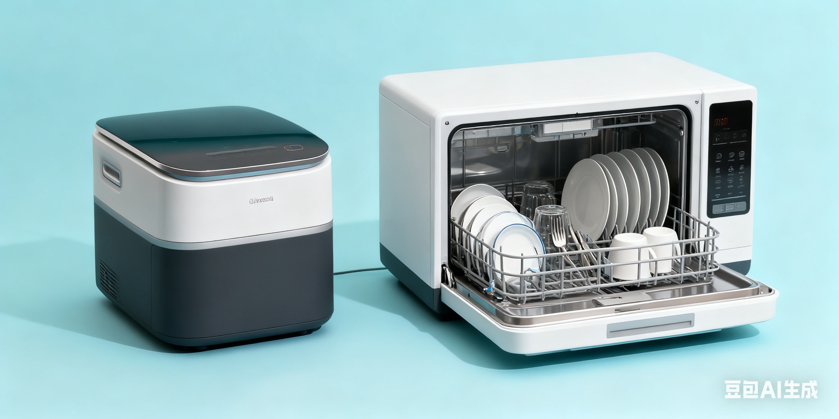 Get rid of hand washing! These 5 compact countertop dishwashers will solve your dish-cleaning problems in small kitchens.